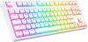Klawiatura przewodowa Rampage TKL GHOST biały